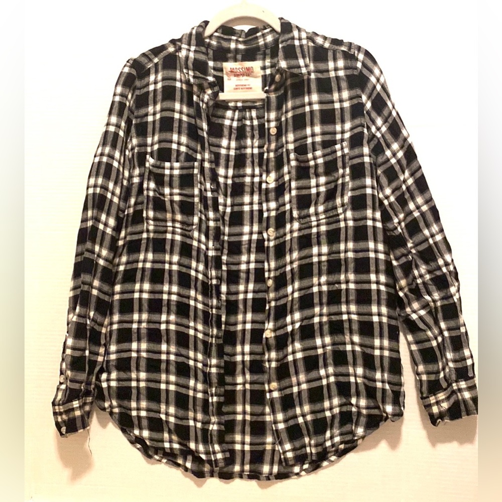 Mossimo flannel boyfriend fit